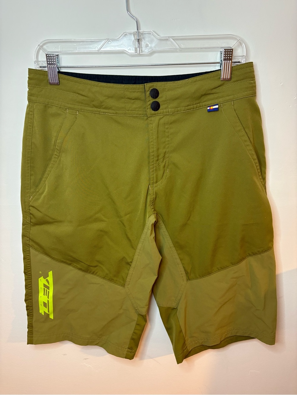 Yeti Cycles | Mountain Biking Shorts 13" - Green ; Mens M